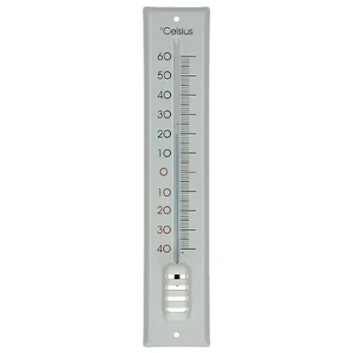 Indoor outdoor Thermometer wit metaal